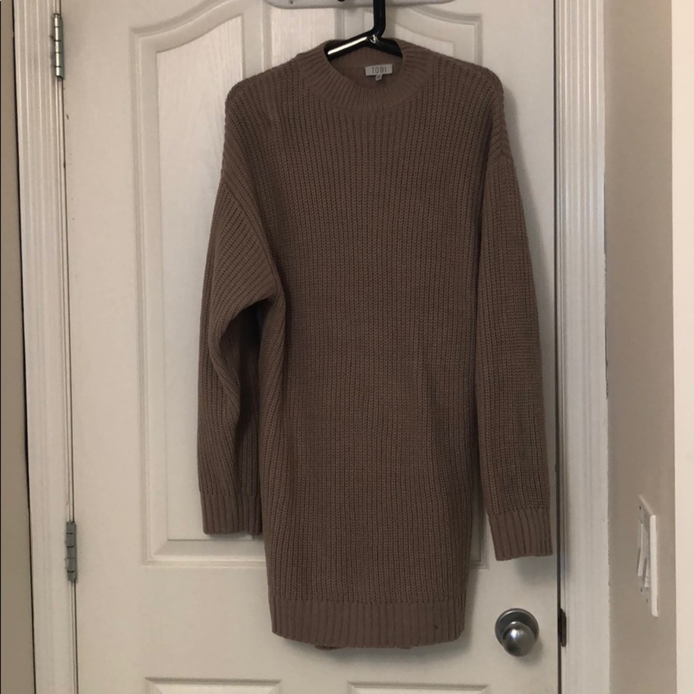 Tobi Tan sweater dress